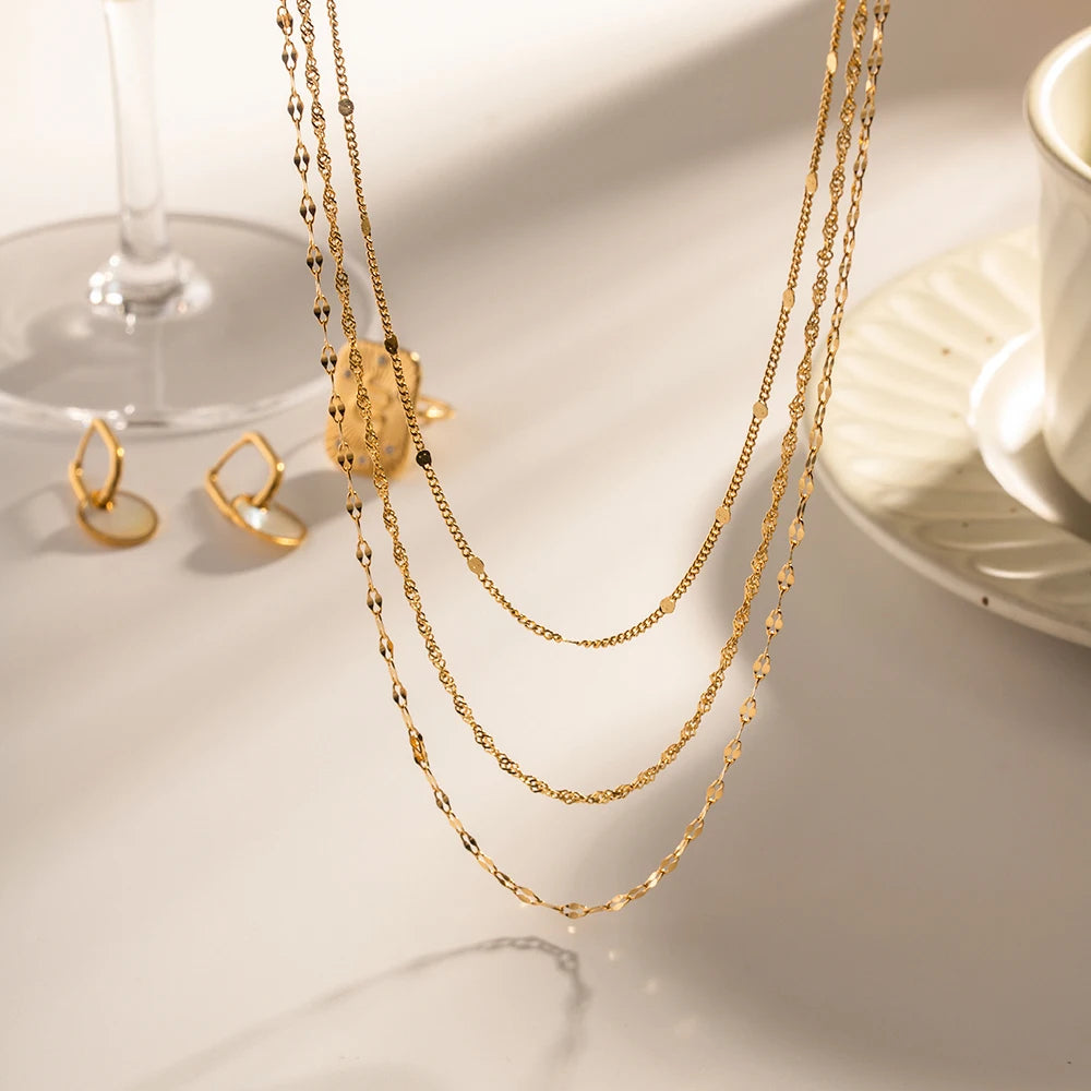 Gelaagde Goldie-ketting