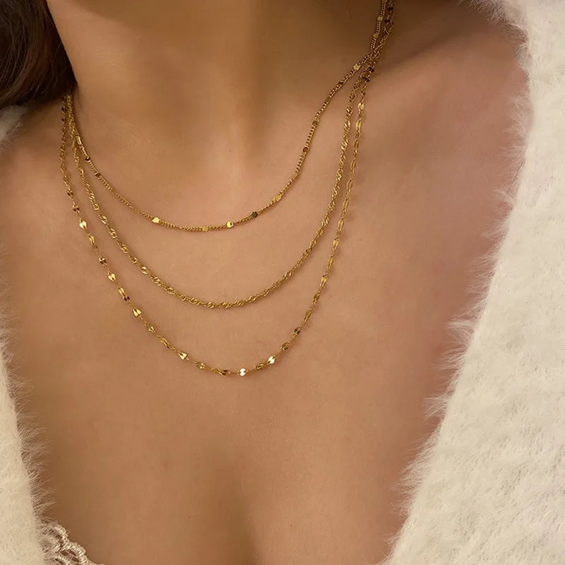 Gelaagde Goldie-ketting