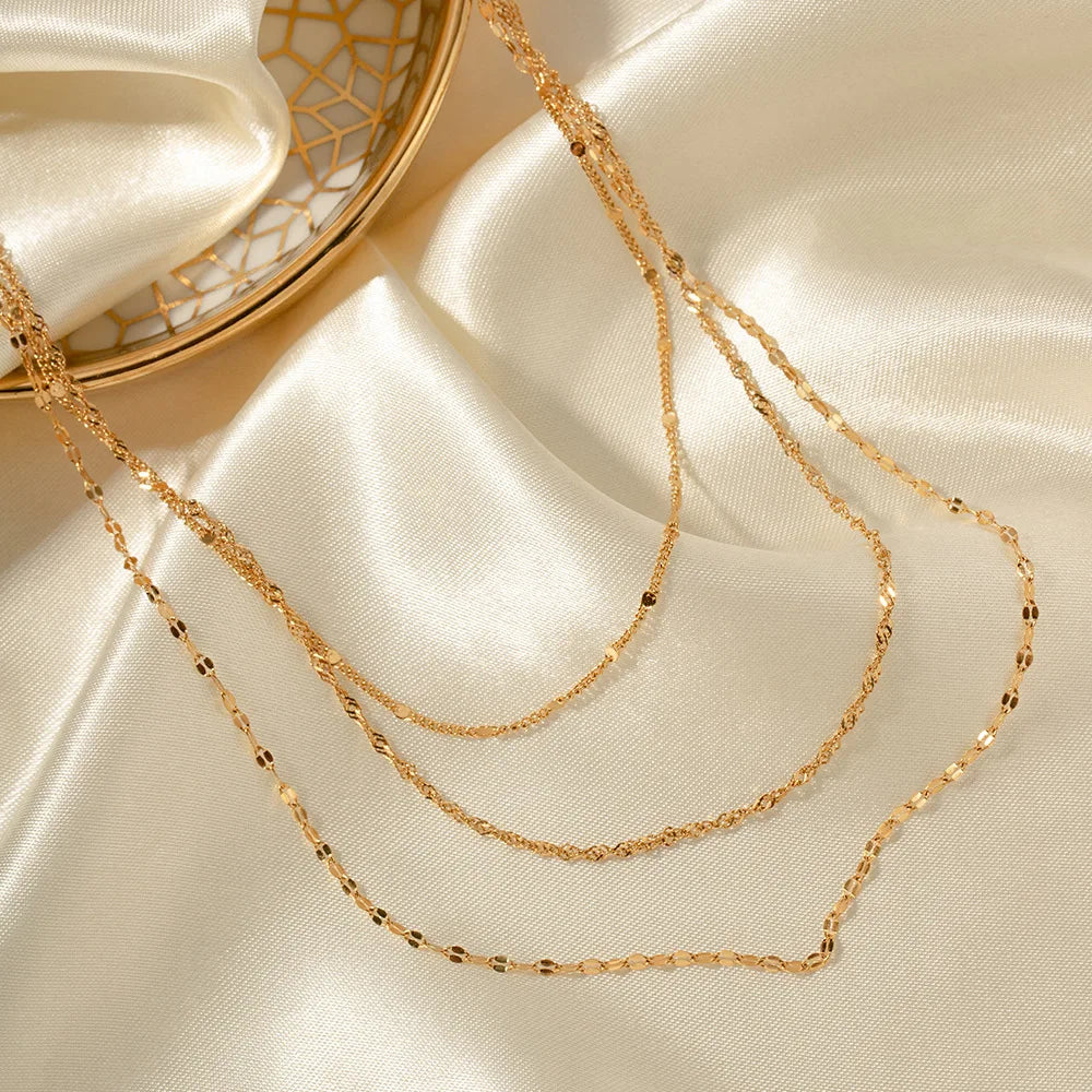 Gelaagde Goldie-ketting