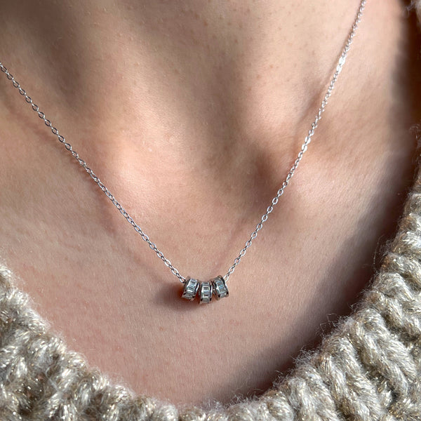 Diamanten Trio-ketting